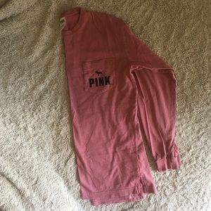 Long sleeve PINK tee